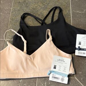 NWT Athleta Girl Bundle of an Upbeat Bra & a Just Right Adjustable Bra Sz 14.